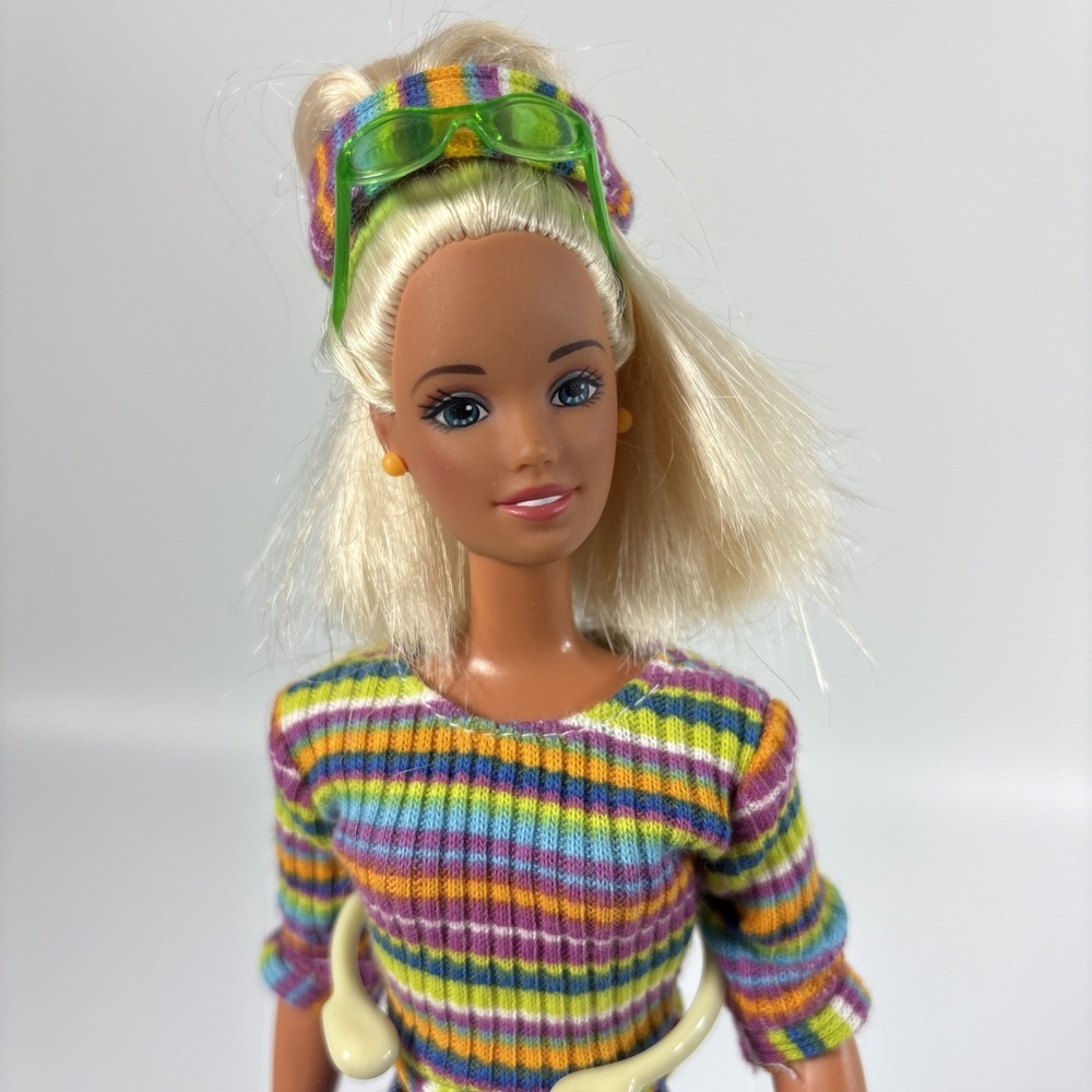 Mattel Barbie Doll 1995 Skipper Happenin Hair Blonde Outfit Accessories Shoes